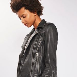 Topshop leather jacket